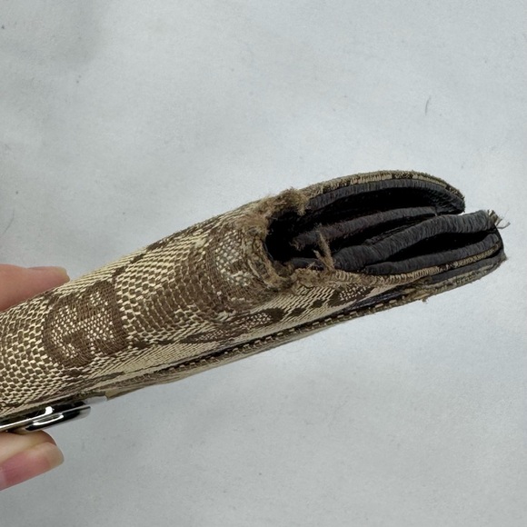 Gucci Double Sided Monogram Canvas Long Wallet - Picture 11 of 14